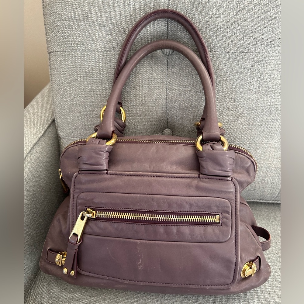 Marc Jacobs “Parker” satchel in dusty purple